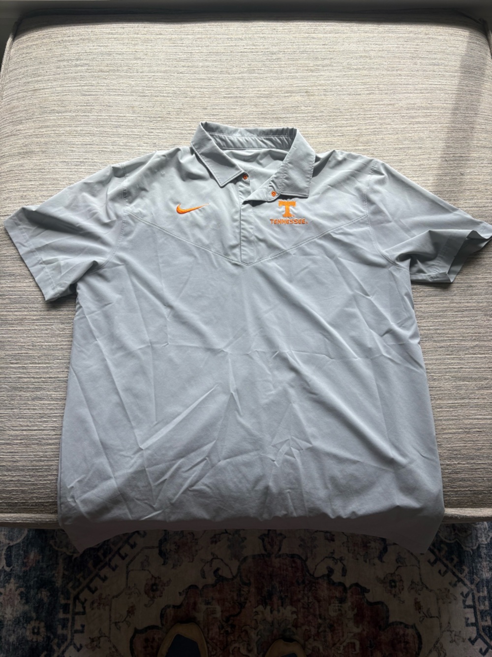 Nike Tennessee Volunteers Gray Performance Polo Shirt